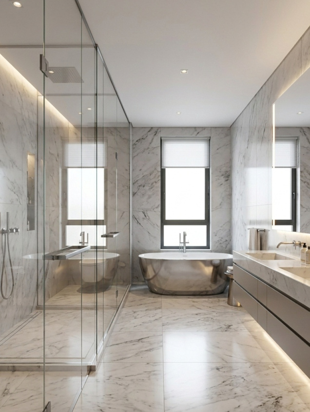 Bathroom interior from the Soma Court brochure